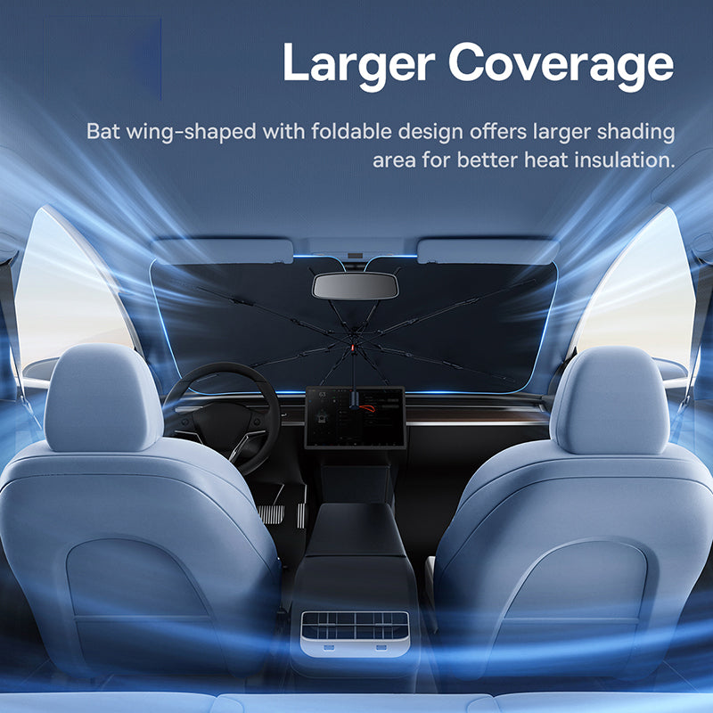 Windshield SunShade Umbrella Hemmed Edges Cover Protector Parasol Car Summer Sun