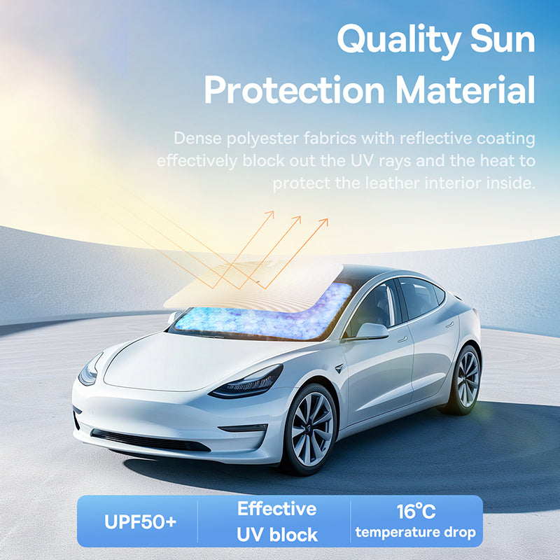 Windshield SunShade Umbrella Hemmed Edges Cover Protector Parasol Car Summer Sun