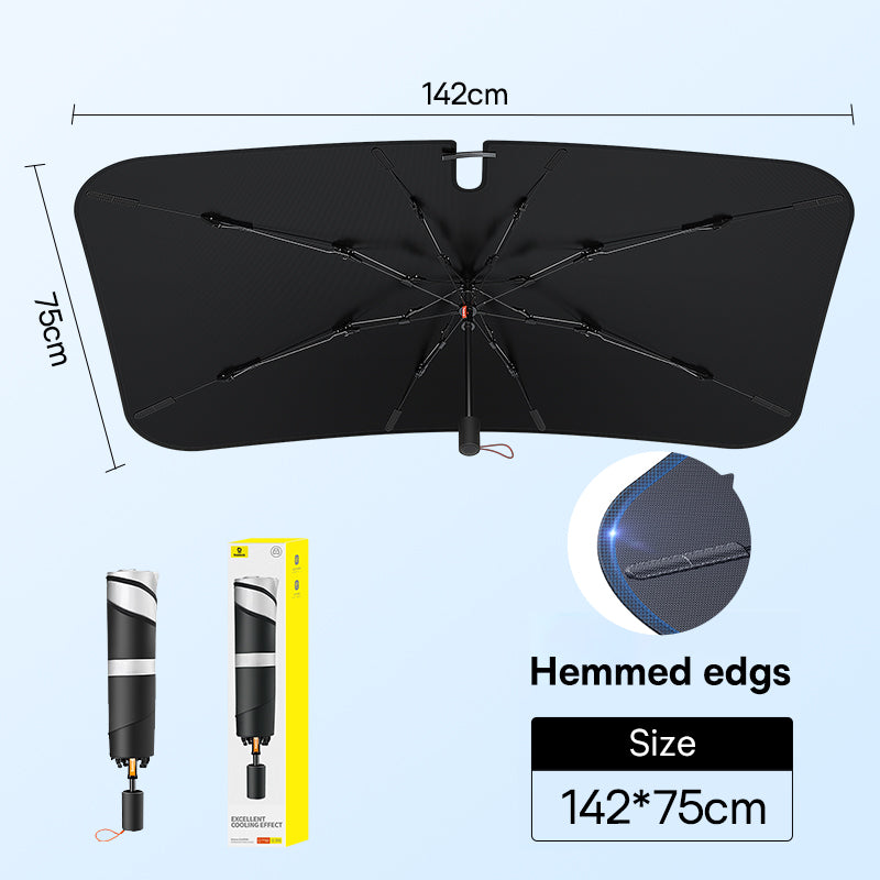 Windshield SunShade Umbrella Hemmed Edges Cover Protector Parasol Car Summer Sun